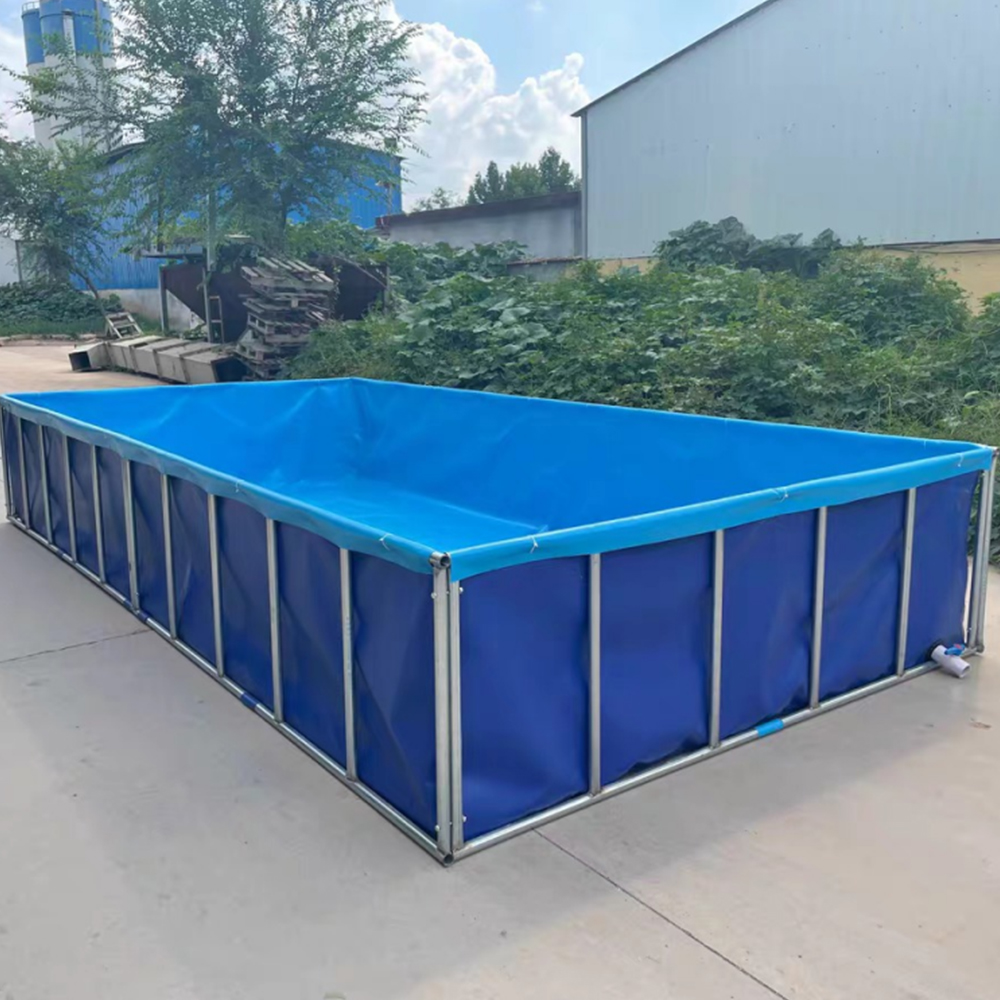 Portable PVC Tarpaulin Fish Tank 10000 Liter - Buy PVC Tarpaulin Fish ...