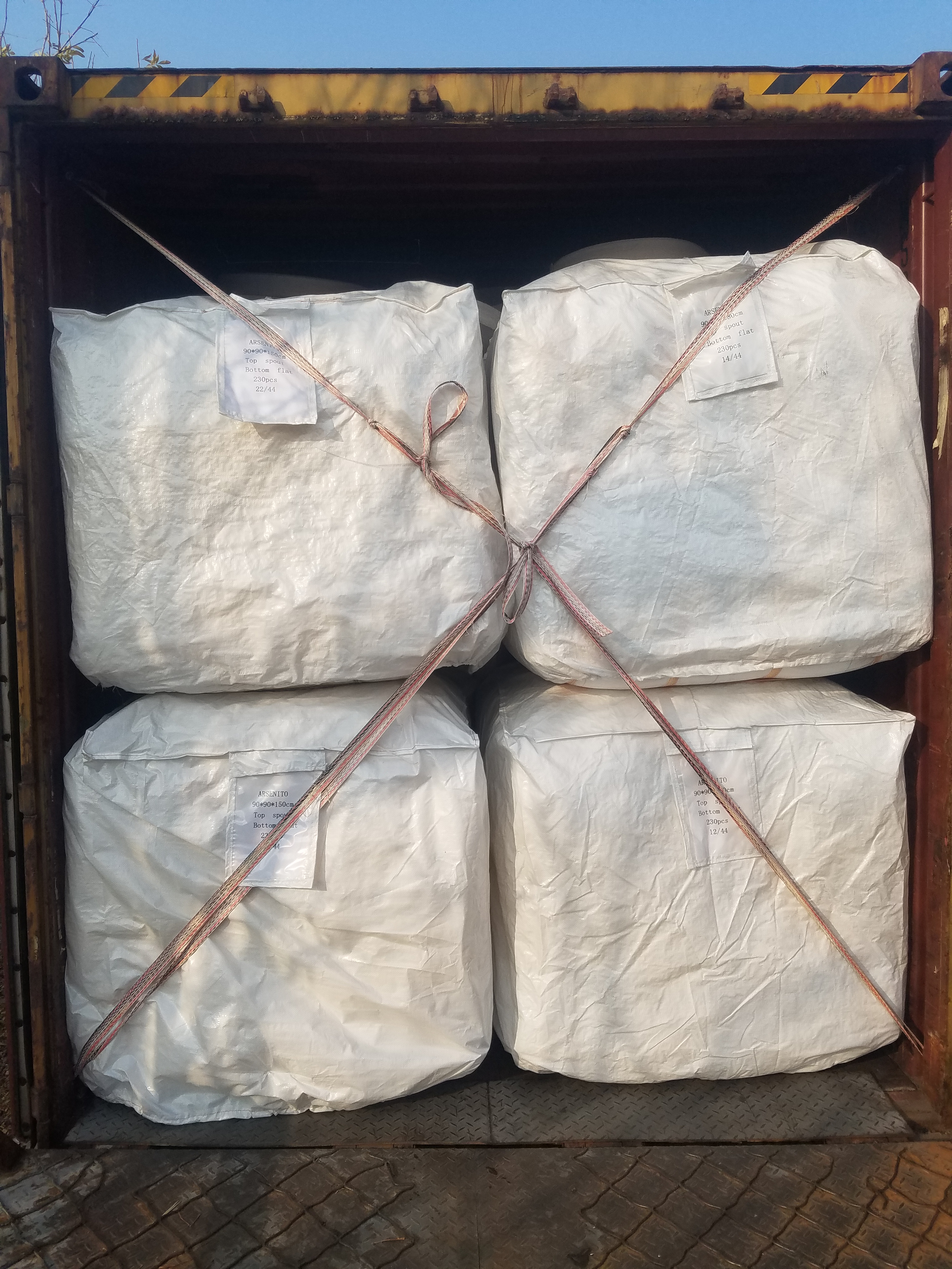 Large Railway Dry Bulk Cargo PP Liner Bags for Sulfur