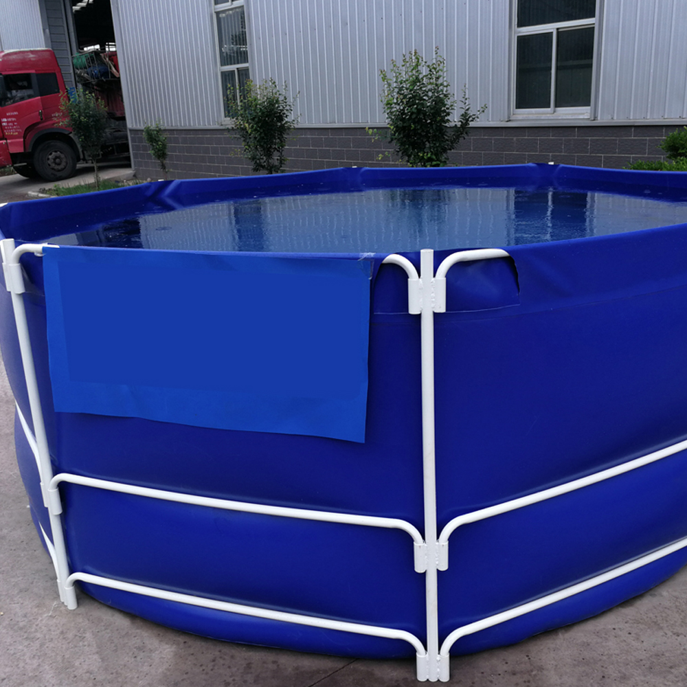 8500L PVC Tilapia Grouper Farming Fish Farming Plastic System Fish Pond