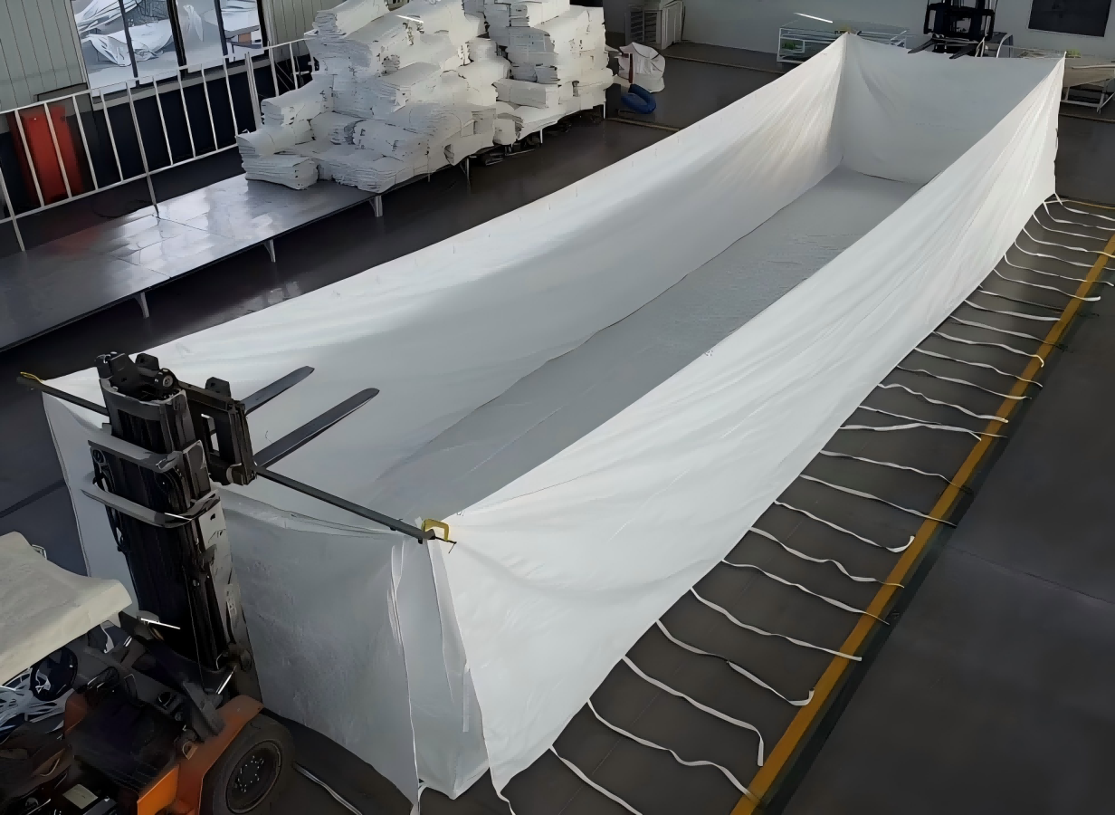 Large Railway Dry Bulk Cargo PP Liner Bags for Sulfur