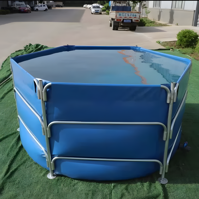 8500L PVC Tilapia Grouper Farming Fish Farming Plastic System Fish Pond