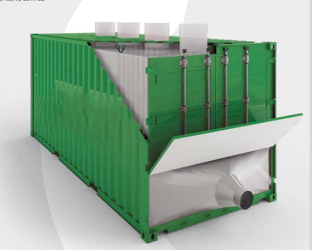 40FT PP Woven Cloth Top Loading And Unloading Bulk Milk Powder Container Liner