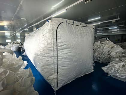 Custom 5.9*2.4m PE Container Liner Bulk Container Liners for Corn