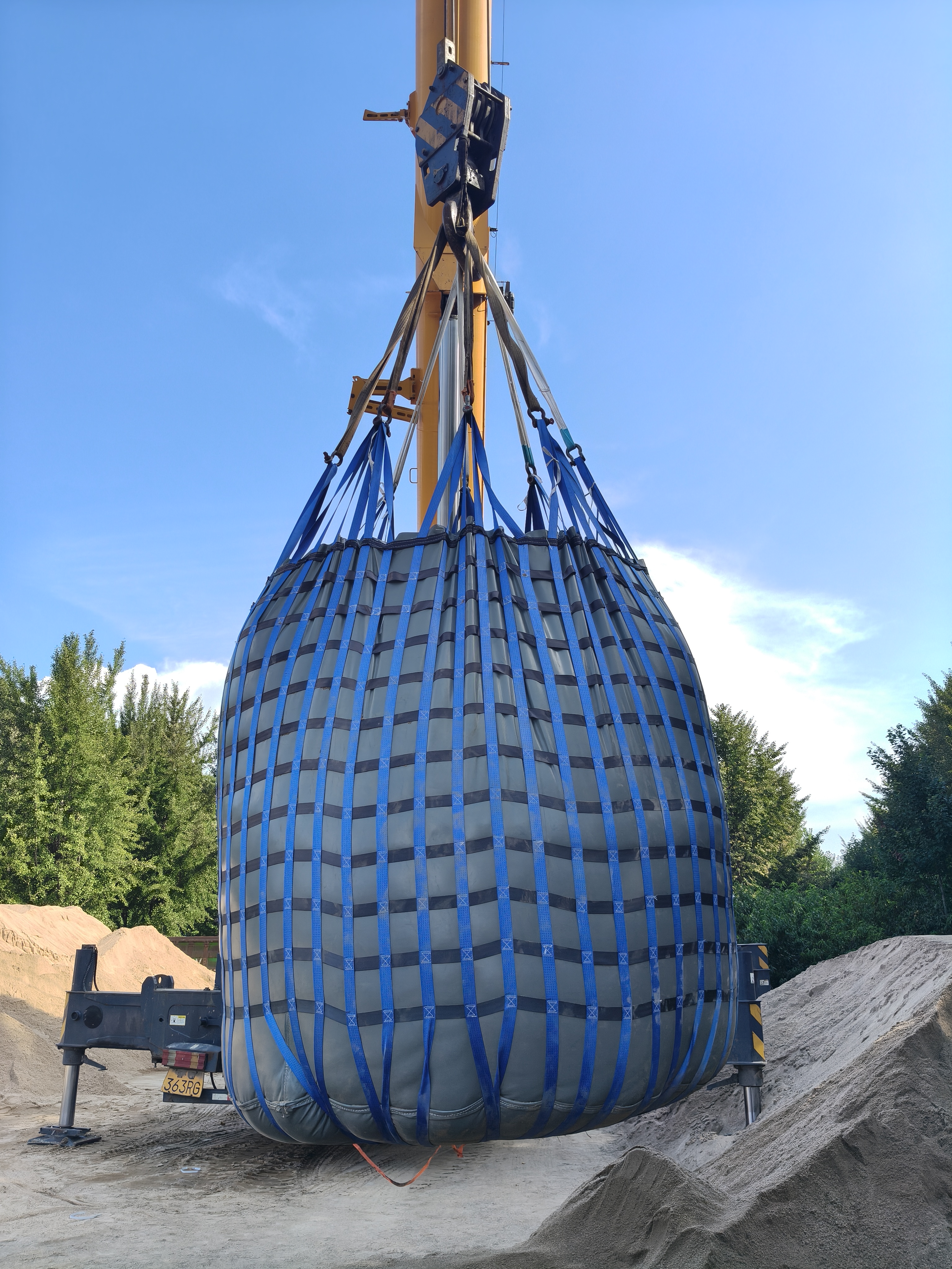 14-Ton PVC Water Bag for Load Testing & Structural Proofing